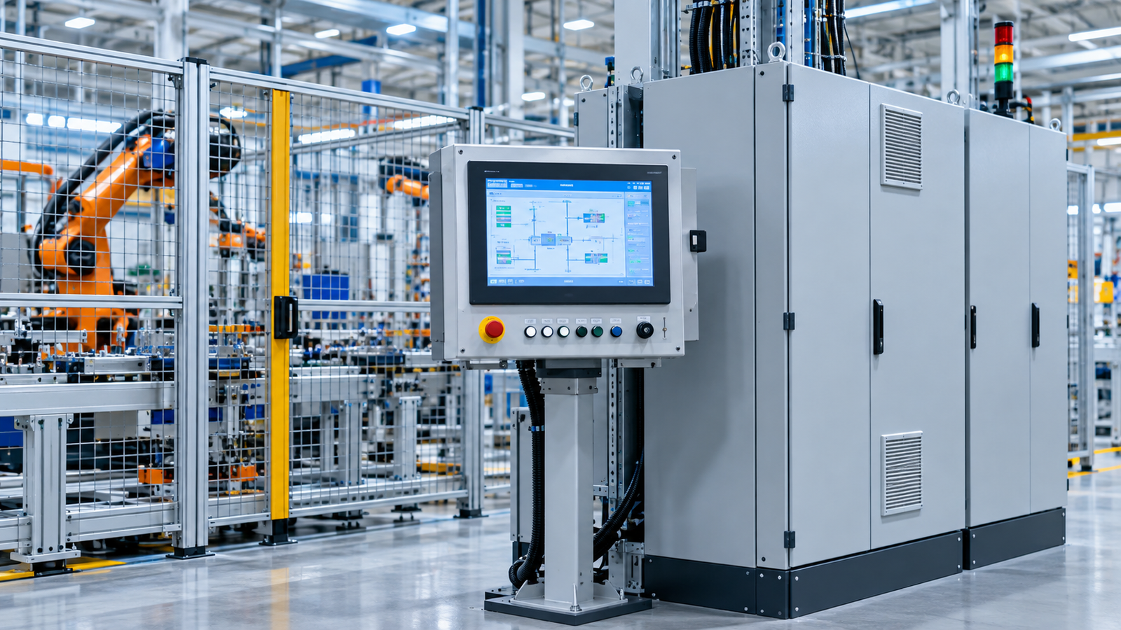 UPS solution environment — illustrative scene