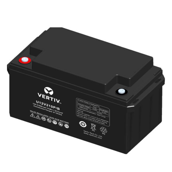 Vertiv U12V210P/B 12 V 65 Ah VRLA Battery